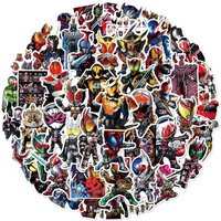 AliExpress MINISO 10/30/50PCS KAMEN RIDER GAVV Stickers Funny Aniamtion Sticker Cartoon Kids Toys Luggage Laptop Phone Guitar Car Bike Decals Toy