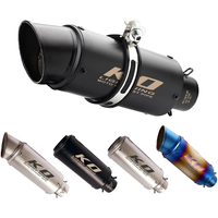 AliExpress KOBMOEMP 38-51MM Universal Motorcycle Racing Dirt Bike ATV Exhaust Muffler Tail Pipe Removable DB Killer Escape Slip On Modified System