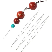 Open Curved Beading Needles Pins Jewelry Making Tools Stainless Steel Needle For Bead Threading Pins DIY Necklace Bracelet