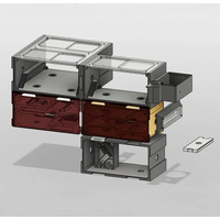 3D Print Ant Farm with Hunting Area and Unlimited Splices for Insect Box or Ant Nest