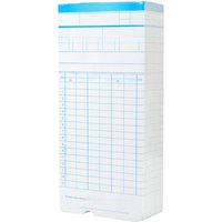 90pcs/ Pack Time Cards Timecards Monthly 2-sided 18 * 8.4cm for Employee Attendance Time Clock Recorder