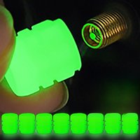 AliExpress Car Luminous Tire Valve Caps Fluorescent Night Glowing Motorcycle Bicycle Bike Wheel Tyre Hub Valve Stem Caps Decor 1/ 4pcs