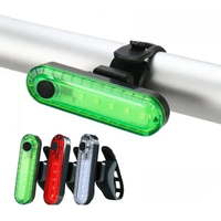 AliExpress NONE 2PCS Bike Taillights USB Rechargeable Rear Lamp Ultra Bright Tail Light 220mAh LED Waterproof Riding Warning Bicycle Light 1PC
