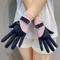AliExpress Summer Ice Silk Sunscreen Gloves Women Touch Screen Gloves Anti-UV Breathable Non Slip Riding Driving Gloves fitness