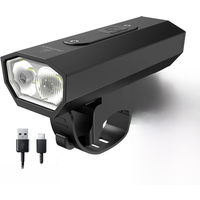 AliExpress PHMAX Bike Front Lights USB LED Rechargeable Waterproof 6 Modes Mountain Bike Headlight Safety Warning Light Cycling Accessories