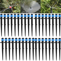 Garden Plants Watering Nozzle Irrigation Dripper Drip Emitters Micro Spray Adjustable 360 Irrigation Sprinkler Spray Dripper