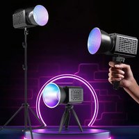 RGB Outdoor Portable Handheld Fill Light COB Photography Light 3200-6500K Photographic LED Light for Outdoor Shooting