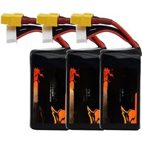 3PCS OVONIC 6S 22.2V 1400mAh 150C LiPo Battery For RC Helicopter Quadcopter FPV Racing Drone Parts With XT60 Plug 6S Battery
