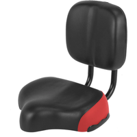 AliExpress NONE Comfortable Bike Seats for Men / Women Wide Bicycle Seat with Backrest Exercise Bike Seat Spinning Bikes Electric Bikes Tricycle