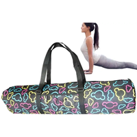 Portable Multifunction Yoga Mat Storage Bag Yoga Mat Bag Adjustable Shoulder Strap Yoga Mat Carry Bag For Women Men With Storage