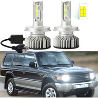 2Pcs Car Led Headlight Bulb For Mitsubishi Pajero Montero Shogun V20 NH NJ NK NL 1991-1999 High Low Beam LED Headlamp