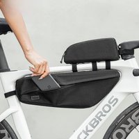 AliExpress Other ROCKBROS Bicycle Bag Top Tube Bag / Bottom Tube Bag Large Capacity Waterproof MTB Road Bike Triangle Pannier Front Cycling Bags