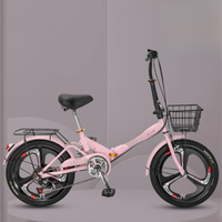 AliExpress TLXT Cross Life Portable Folding Bicycle Light Portable Men And Women 20 Inch Single Speed Adult Student Bicycle Speed Pedal Bicycle