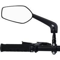 RIDERACE Bicycle Handlebar Reflector Rear View Mirror For MTB Mountain Bike Scooter Wide-Range Cycling Adjustable Angles Mirrors