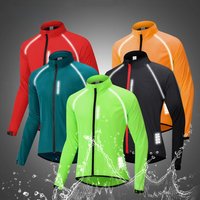 AliExpress WOSAWE Men's Cycling Windbreaker Ultralight Reflective Windproof Jacket Men MTB Road Bike Wind Coat Long Sleeve Bicycle Clothing
