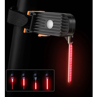 AliExpress Bike Warning Lights Rechargeable Bicycle Tail Light Multi Light Modes Bicycle Photon Drop Rear Light Creative for Night Riding
