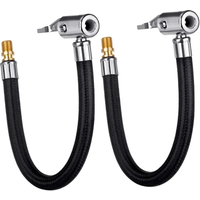 AliExpress GISAEV 10/20/40/80cm Locking Air Chuck with Air Hose and Standard Tire Valve Fine Thread Air Inflator Hose For Motorcycle Car Bicycle