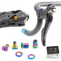 AliExpress RISK Titanium Alloy Road Shifter Lever Fixing Screw Gear Shift Clamp Ring Fixed Bolt Hand Change Head Fixing Nut R8000 Kit