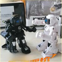 RC Robot Battle Boxing Robot Toy Remote Control Robot 2.4G Humanoid Fighting Robot with Two Control Joysticks Toys for Kids