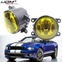 iJDM Selective Yellow Lens Fog Light Lamp Assemblies w/ 55W H11 Halogen Bulbs For Acura Honda,For Ford Nissan Subaru Suzuki etc