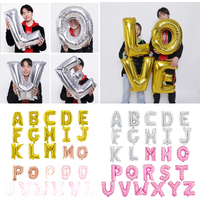 32/40 Inch Rose Gold Sliver Large Foil Letter Balloons Wedding Birthday Party Decorations Kids And Adults Ballon Wholesale