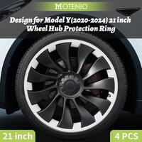 Felgenschutz für Tesla Model Y 2020–2024 – 21-Zoll Felgenprotektor (4 Stück), Felgenschutz-Zubehör aus ABS