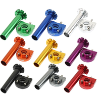 AliExpress NONE 22mm 7/8 Inch CNC Aluminum Multicolor Accelerator Throttle Twist Grips Handlebars Universal For Motorcycle Moped Scooter Bike