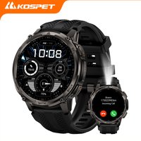 KOSPET TANK T4C Men's Military Smartwatch Rugged GPS Watch with Flashlight 5ATM Waterproof & All-Day Health Tracking