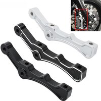 Motorcycle Brake Caliper Bracket Radial Front Brake Clip Mount for Harlely Sportster Touring Softail Dyna SuperGlide Single-Dis