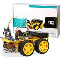 KUONGSHUN WiFi Multifunction 4WD Smart Robot Car Kit ESP32 for Arduino