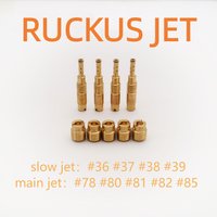 9pcs RUCKUS jet kit #36#37#38#39 #78#80#81#82#85 for Honda GX160 GX200 GX390