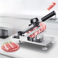 Kitchen Tools Meat Slicing Machine Alloy+Stainless Steel Household Manual Thickness Adjustable Meat and Vegetables Slicer Gadget