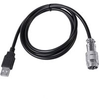 Din-USB Cable USB to Din 9 Male Adapter Connection Cabl For Thrustmaster TH8A TSSH TSSH+ to PC Connection