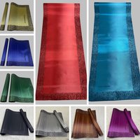 Newest Nigerian Wedding Headwear Plain Color Head Tie Sego Gele Wrapper Breathable Cotton African Headscarf for Women 2Pieces