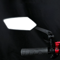 AliExpress SHIZIWANGRI Bicycle Rear View Mirror Wide Range Back Sight Rearview Reflector Adjustable Handlebar Left Right Mirror Bike Cycling Clear