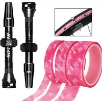AliExpress BUCKLOS 40MM 44MM Bike Tubeless Valve CNC Road Bicycle Presta Valve Bicycle Tubeless Rim Tape MTB F/V Valves Wheelset Tape Strip