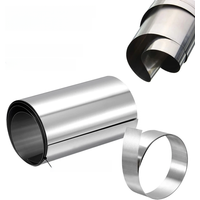 1pcs 304 StainlessS Steel Sheet Stainless Steel Strip Polished Plate Sheet Thickness 0.01mm~3mm Length 100~1000mm