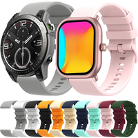 Replace Silicone Strap for Zeblaze Vibe 7/Pro/Lite/stratos 2/Btalk 3/2 Lite/Beyond 2 Bracelet GTR 3 Pro/Ares 3 Pro 22mm Correa