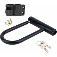 AliExpress NONE Bike U-Lock Anti Theft Waterproof Bicycle Secure Locks Heavy Duty Rustproof Bicycle U-Shaped Lock With Keys And Mounting Bracket