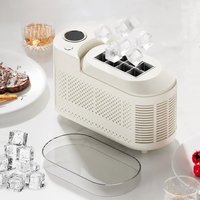 Electric Small Ice Maker Home Dormitory Office Camping Ice Automatic Ice Making Box Ice Machine Home Car Dual Use 12/110/220V