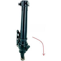 AliExpress NONE For E-bike Electric Folding Bicycle Double Section Stem Repair Parts 22.2mm 25.4mm Right Folding Telescopic Adjustable Stem