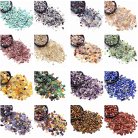 Natural Stones Gravel Crystals Chip Quartz Minerals Reiki Healing Tumbled Agate Specimen Collection Gemstone Home Aquarium Decor