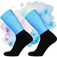 AliExpress Anti Aero Team Silicone Socks Slip New Cycling Socks Pro Men Bike Sport Running Socks Calcetines