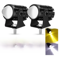 Motorcycle headlight/waterproof small spotlight mini driving dipped beam switch LED bulb
