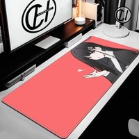 Anime Girl Mouse Pad XXL Gaming Accessories Office Gamer Keyboard TSUKATSUKI RIO Desk Mat Non-Slip Laptop Large Rubber Mousepad