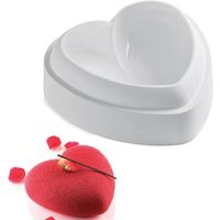 Love silicone mold, love mousse mold, chocolate ice dessert, mousse cake decoration tool, kitchen accessories