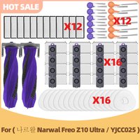 Compatible For ( 나르왈 Narwal Freo Z10 Ultra / YJCC025 ) Vacuum Main Side Brush Filter Mop Pad Dust Bag Accessories Replacement