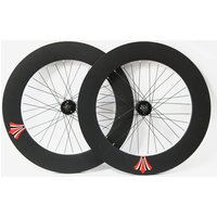 AliExpress NONE 700C 90MM Fixed Gear Bike Wheels Aluminum Alloy Fixie TRACK Wheelset Single Speed Bike Parts Racing Wheel with 32H Bearing Hub