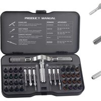 AliExpress NONE Ratchet Screwdriver Kit 40 in 1 Assembled Handle Multi-purpose Ratchet Wrench Screwdriver Magnetic Bits Tool Bicycle Repair Tool