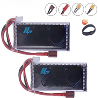 2pcs 3S 1800mAh Lipo Battery 11.1V 45C with T/XT60 Plug for RC Car Truck Drone Airplane FPV RC Hobby Models Parts 11.1V Battery